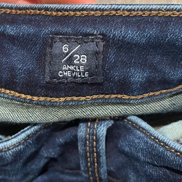 Lucky Brand Lolita Skinny Jeans Ankle Cheville Low Rise Dark Wash Size 6/28 - Picture 7 of 13